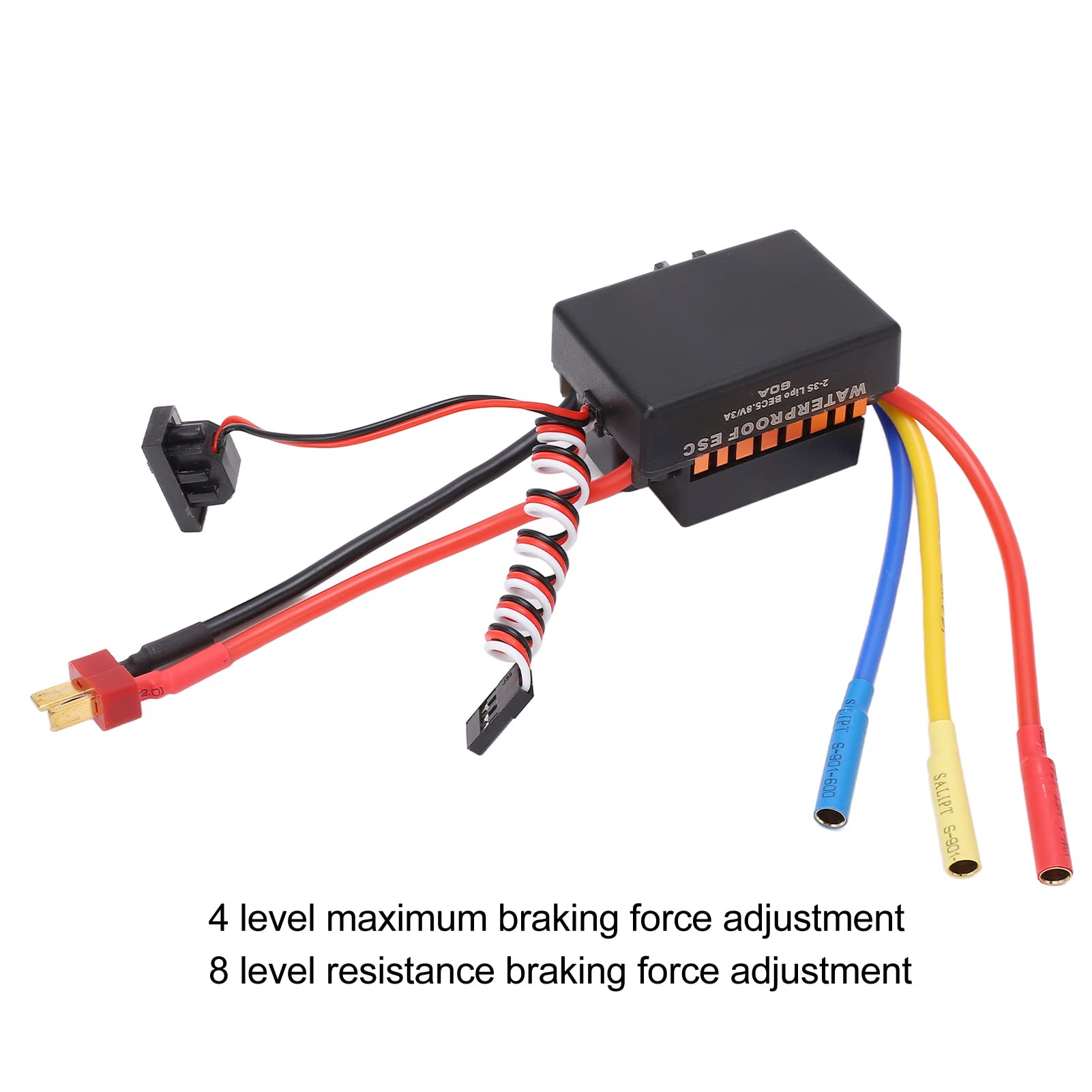 Rc Brushless Esc 60a Forte Resistência À Corrente Impermeáve | Frete grátis Rc Brushless Esc 60a Forte Resistência À Corrente Impermeáve | Frete grátis