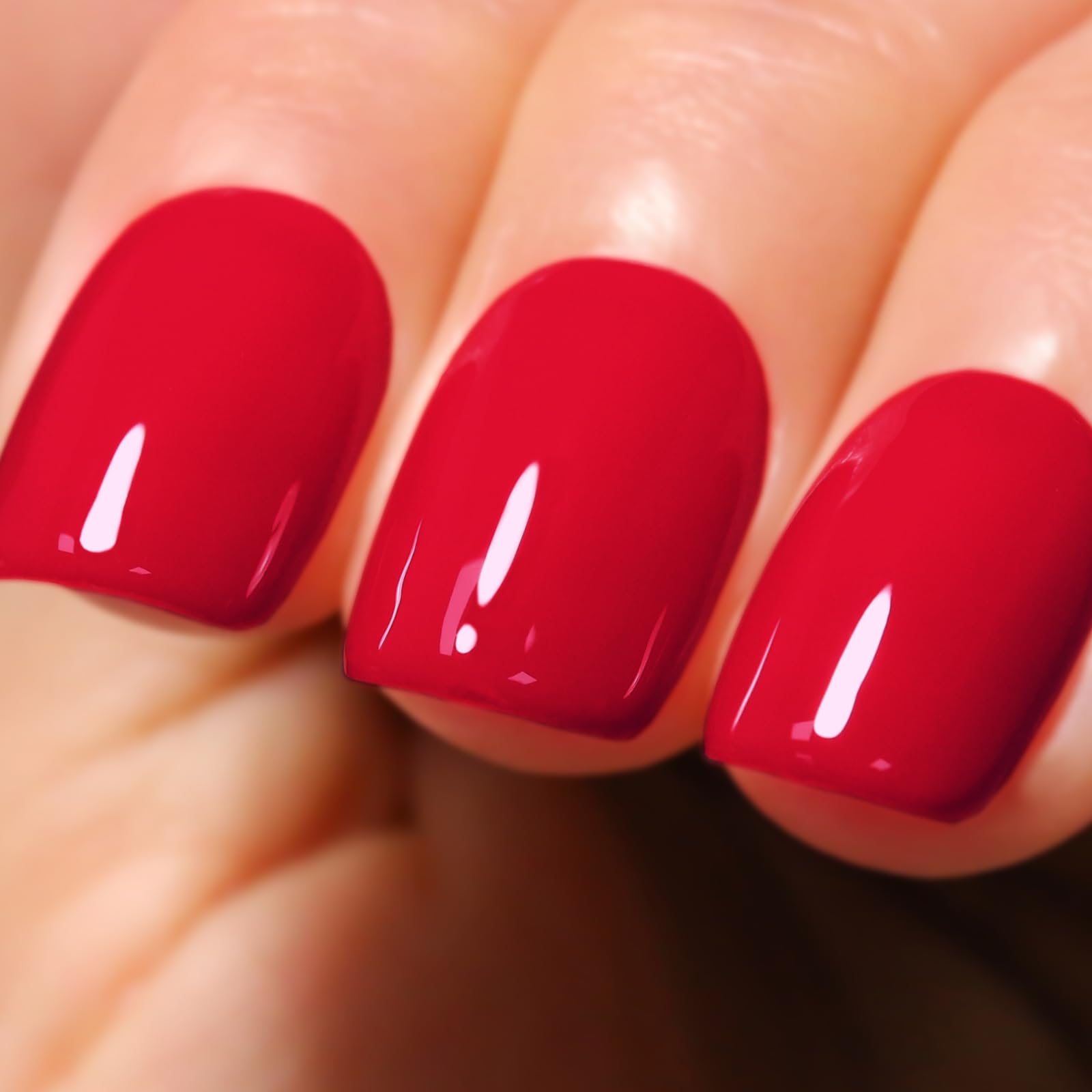 Amazon.com : Ozzeal Apple Red Gel Polish - 15ml Soak-off LED UV