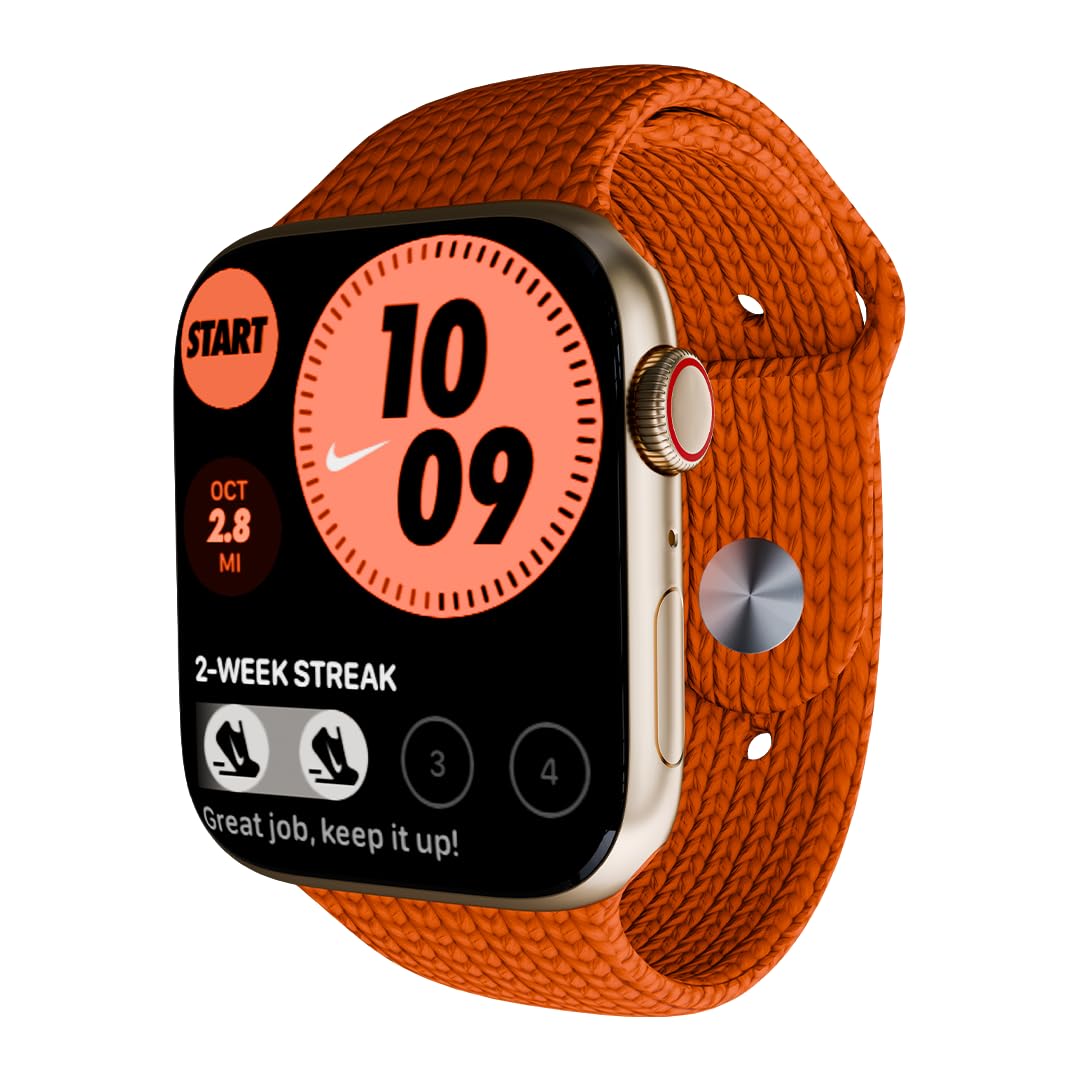 Infinity Pro 2.1'' HD Display with BT Calling & IPX6 - Waterproof & Sweetproof, Dual Band Smartwatch for Men & Women (Golden Strap, 2.1 Inch)