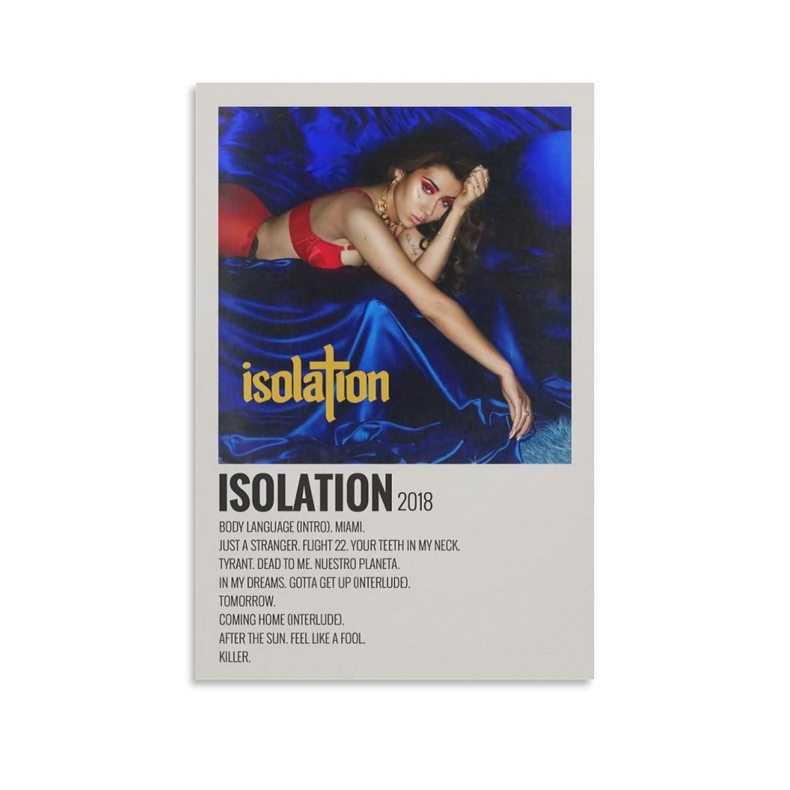Amazon Com Hgttappod Isolation Kali Uchis Canvas Poster Bedroom Decor Sports Landscape Office Room Decor Gift Unframe Style12x18inch 30x45cm 12x18inch 30x45cm Posters Prints
