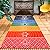 Neasyth Chakra Tapestry Meditation Yoga Rug Towels Mexico Chakras Tassel Striped Floor Mat 59 in (Soft Microfiber 59x30in)