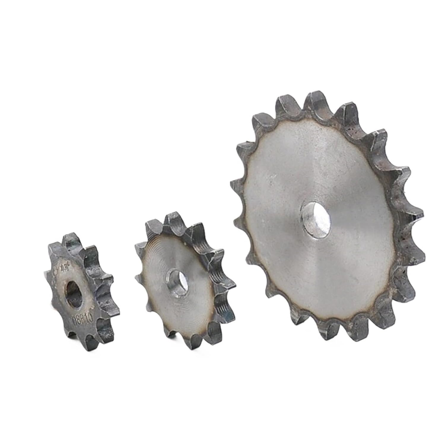 Bevel Gear Pinion Hardware Mechanical 1pcs 08B Flat Sprocket Wheel A3 Steel Roller Chain Gear Pitch 12.7mm Industrial Sprocket Wheel 10Teeth~25Teeth(25 Teeth)