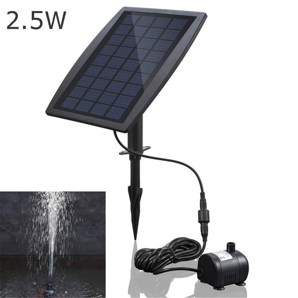 Buy Solar Powered Water Pump for Fountain 2.5W Solar Bird Bath Fountain Pump Solar Fountain Pump