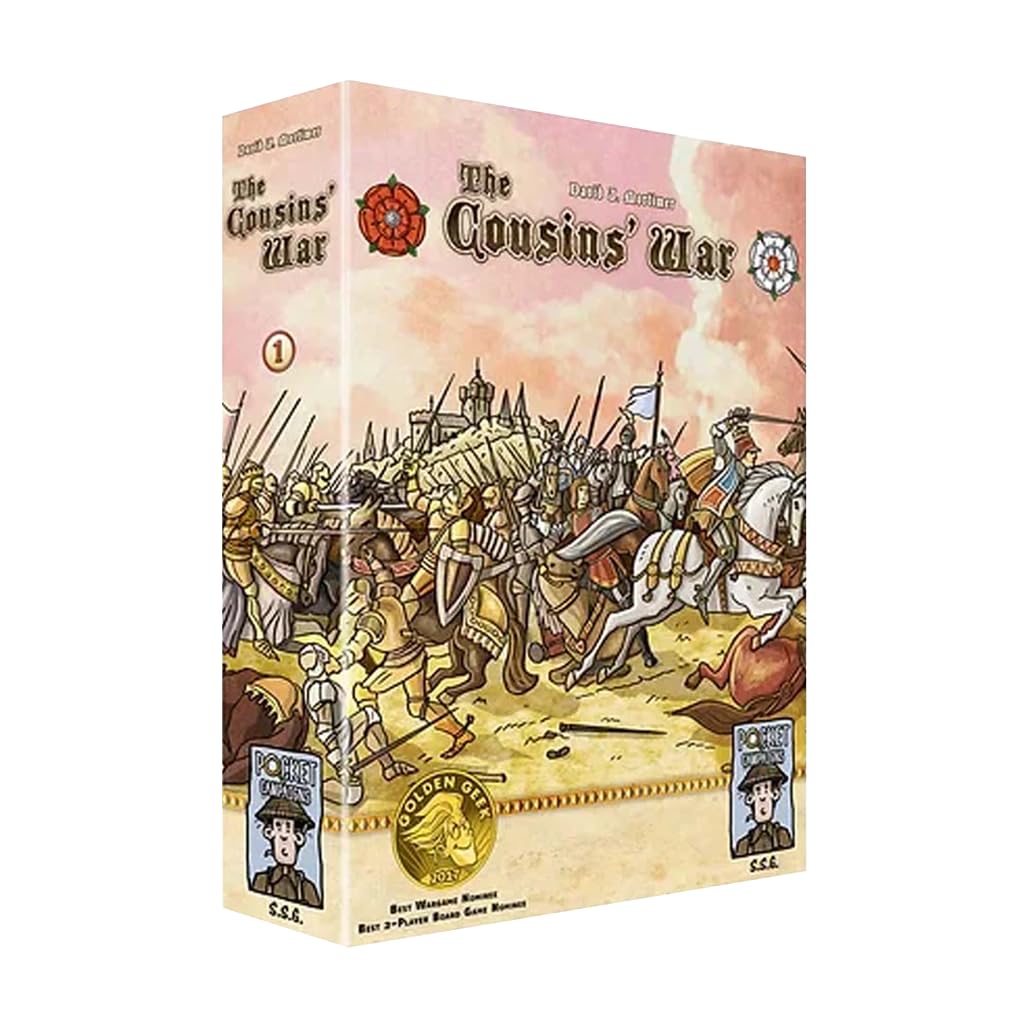 Surprised Stare Games | The Cousins’ War | Board Game | 2 Players | 30 Minutes | Ages 12+