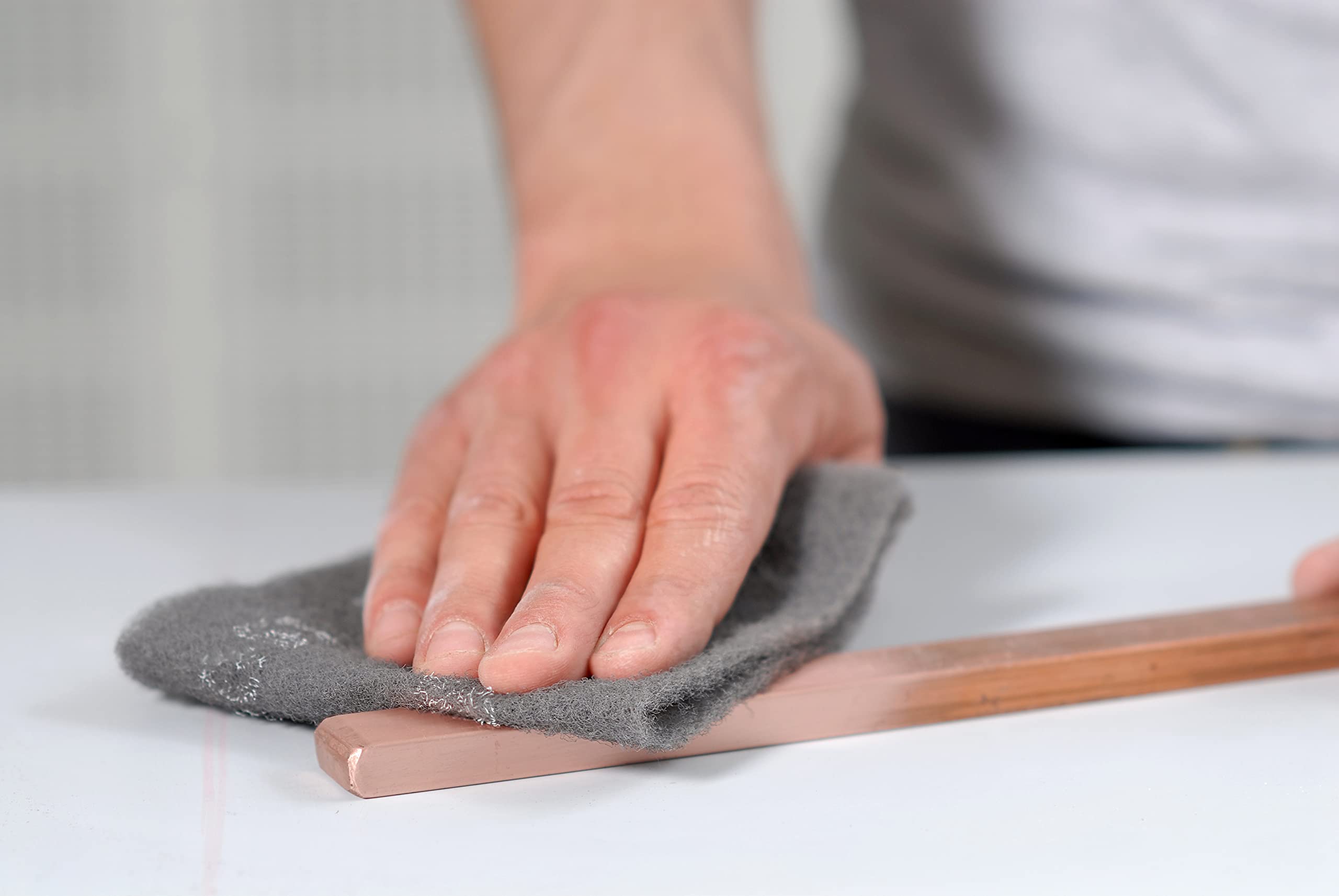 Mirka Mirlon Total Non-Woven Abrasive pads/Ultra Fine 1500/3 pcs / 115x230 mm, Grey, Grit 1500 - Image 3