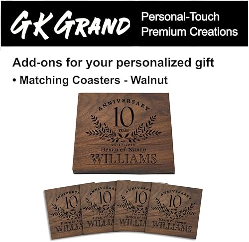 Miniatura 7 de Personalized Cutting Board Wedding Gift Walnut Live Edge Artisan Rustic Display Unique Custom Engraved Anniversary Bride Groom Newlywed Couple