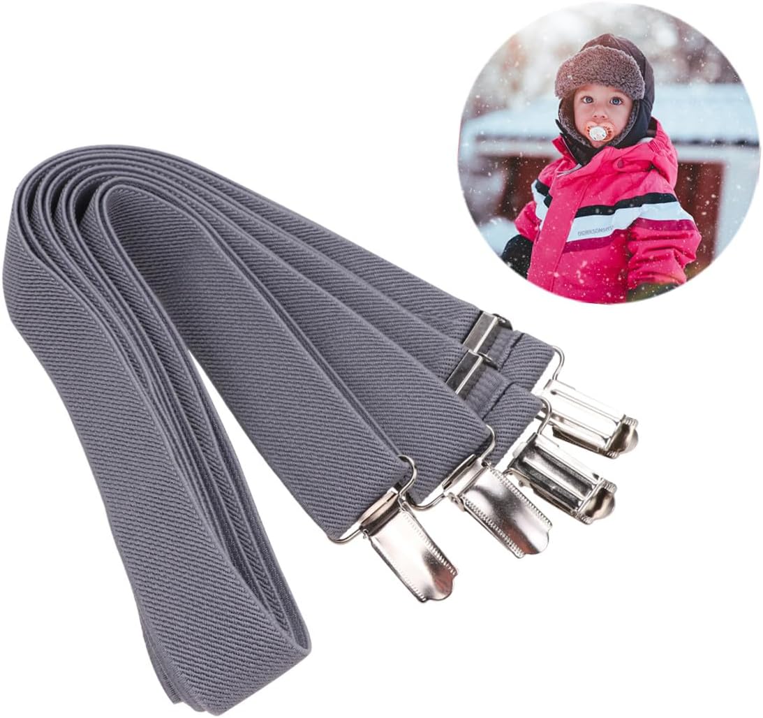 3sets Elastic Winter Gloves Catcher Clip Mittens Clip Hat Hanger Glove Holder for Boys and Girls 2pcs*3