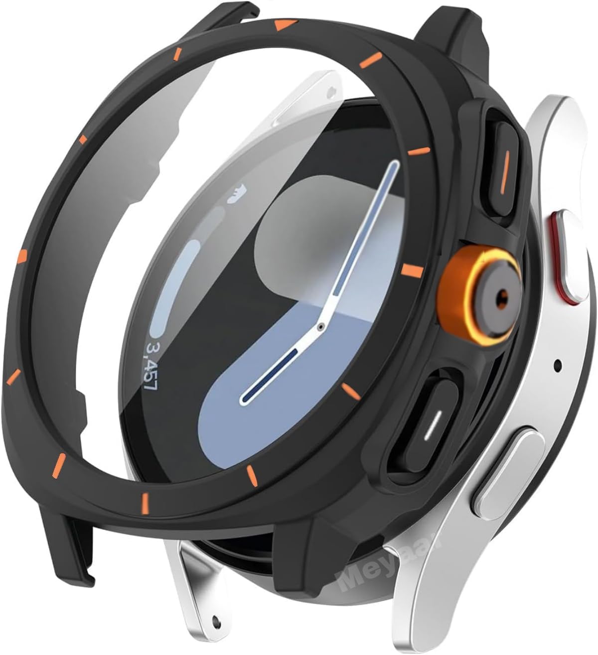 Jivitam Change to Ultra Case for Samsung Galaxy Watch 4/5/6/7 44mm Upgrade to Galaxy Watch Ultra 47mm Tempered Glass Face Cover for Galaxy Watch 4 5 6 7 44mm Case (for Galaxy Watch 7 44mm) (B0DH3FVBB1) Amazon Price History, Amazon Price Tracker