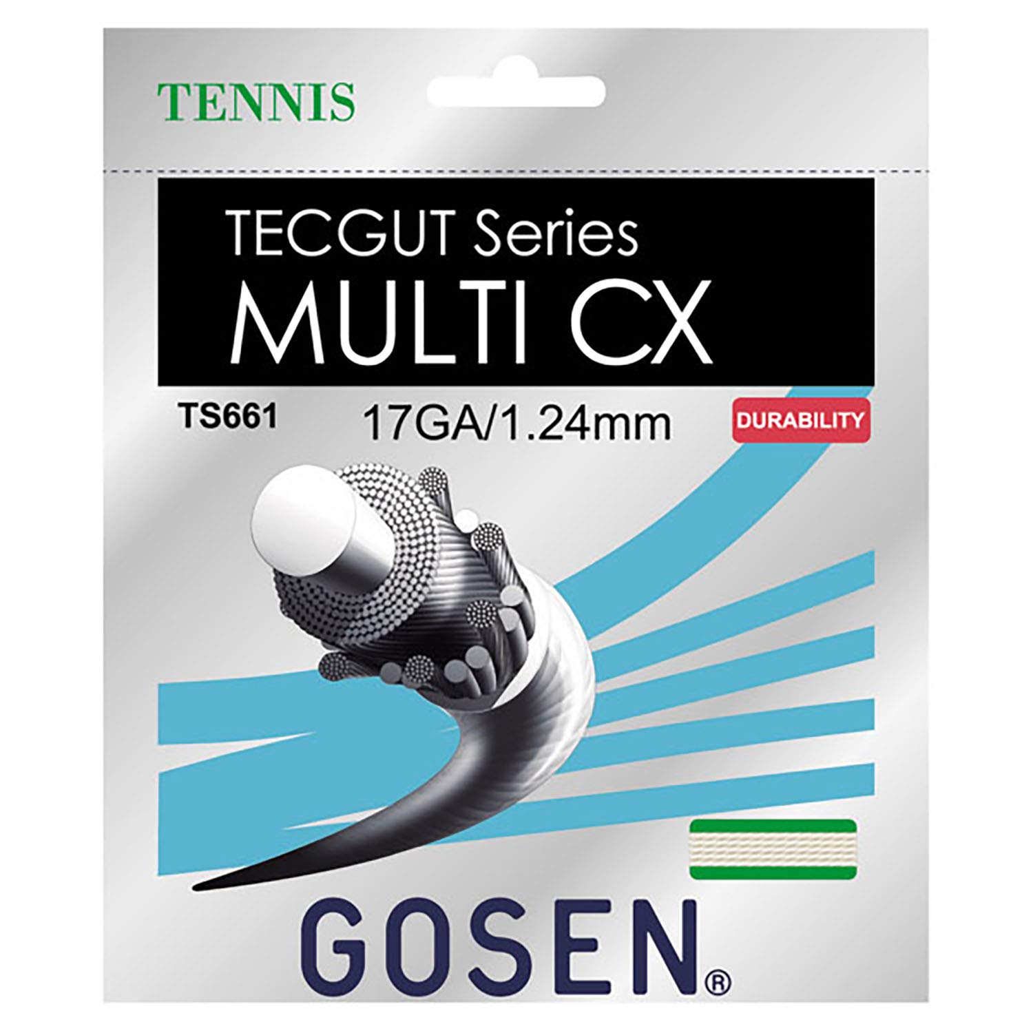 Babolat Unisex's Sg Spiraltek String, White, Size 125/200 m