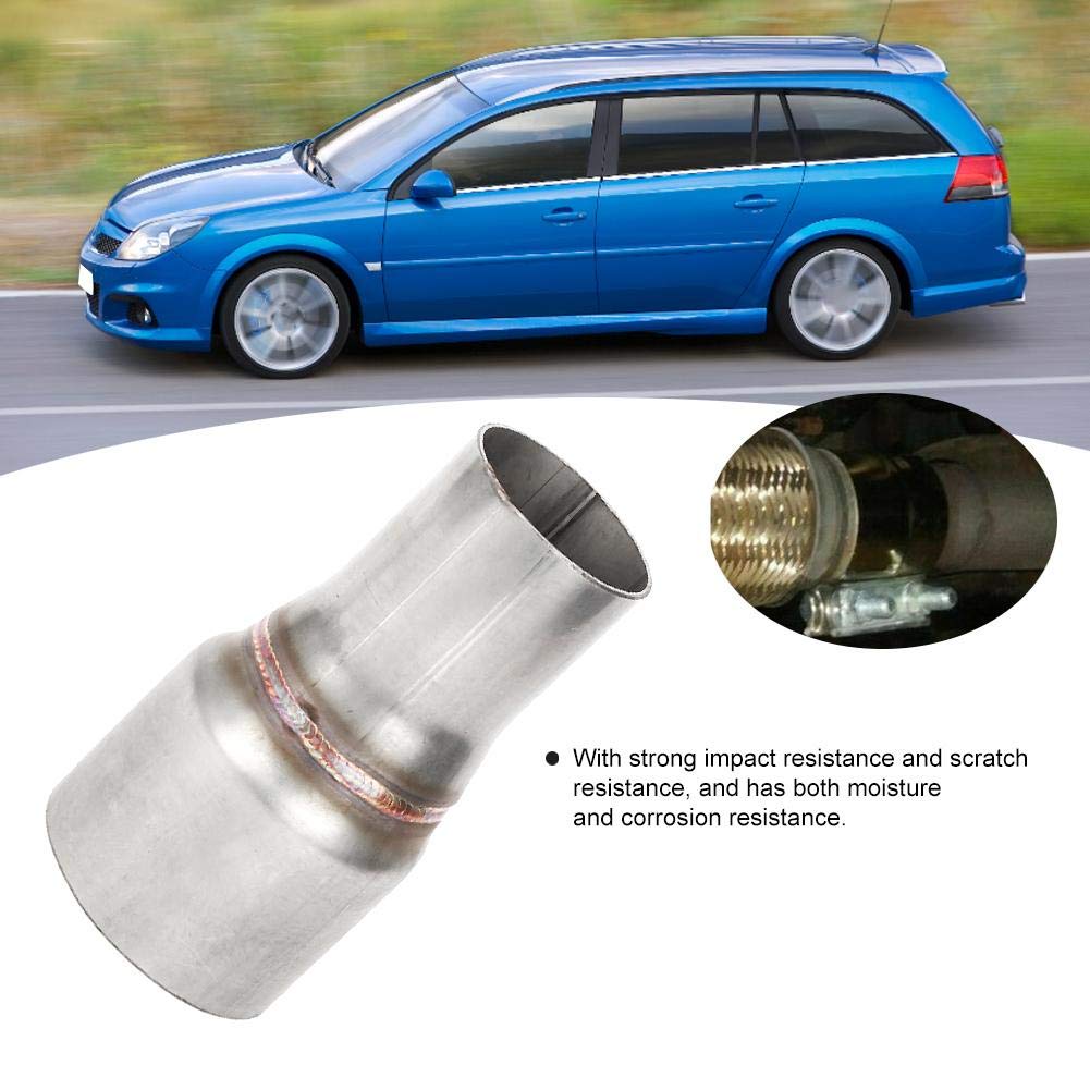 Tubo di collegamento del riduttore di scarico 63 mm a 45 mm Adattatore di collegamento standard per uso automobilistico Acciaio inossidabile resistente