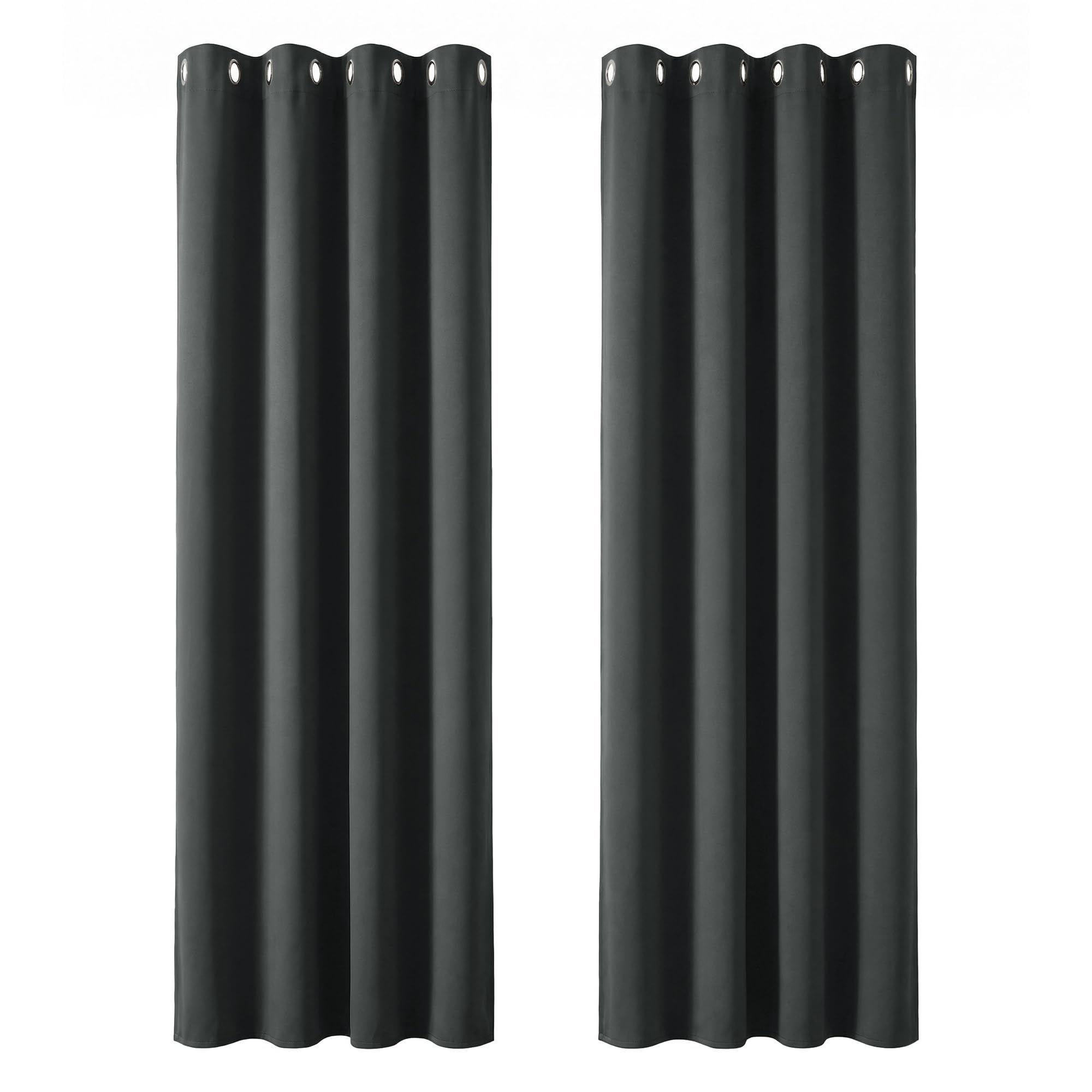Deconovo Blickdichte Gardinen Ösen Vorhänge Blackout Curtain Verdunkelungsvorhang gegen Kälte Thermogardinen für Wohnzimmer Schlafzimmer 2er set
