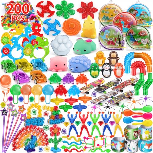 200 pièces jouet pinata et accessoires de fête nicknack pour petits cadeaux