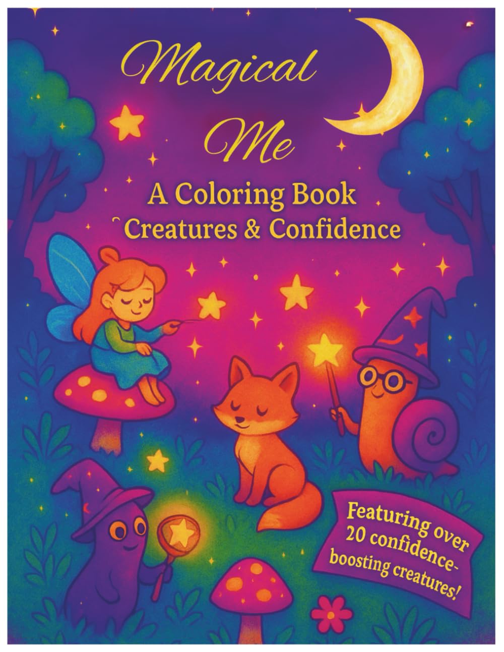 Magical Me: A Coloring Book of Creatures & Confidence: A confidence-boosting coloring adventure for magical kids