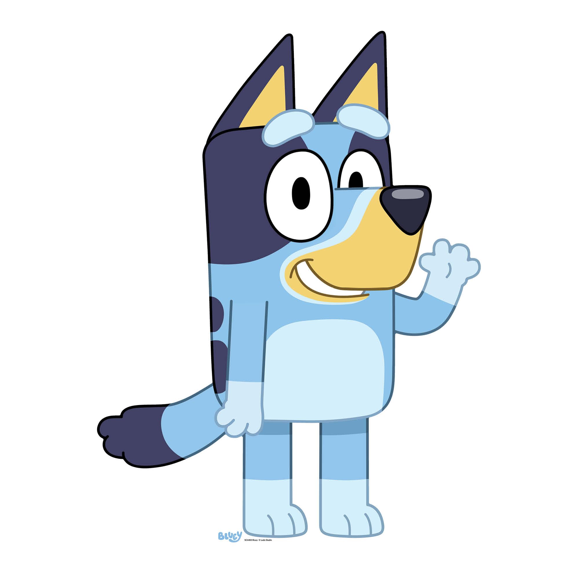 Star Cutouts SC4463 Bluey Cardboard Cutout – 91cm Bluey Birthday Party Fun