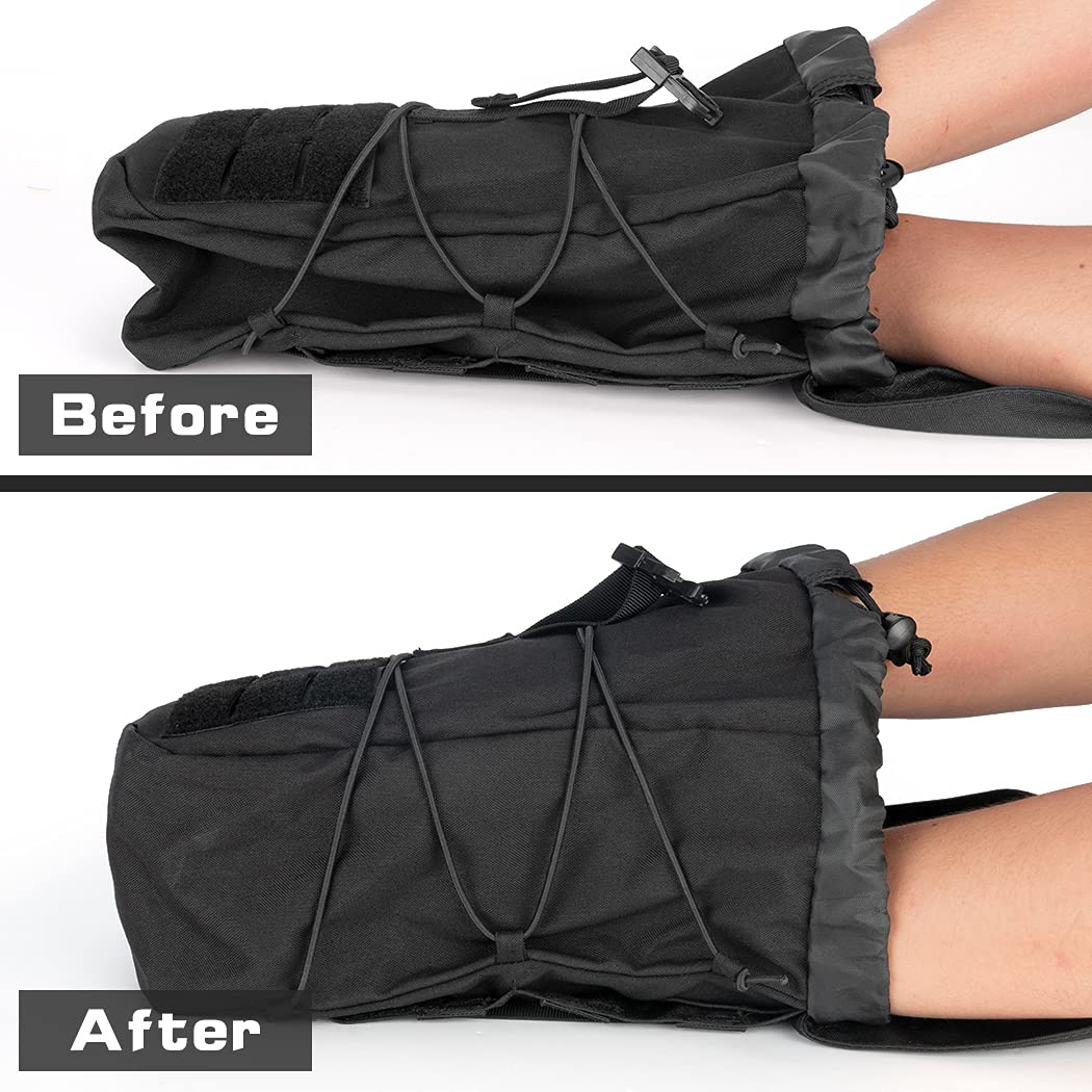 Pochette De Rangement Pliable IDOGEAR - Sac De Vidage Tactique MOLLE (Drop Pouch)