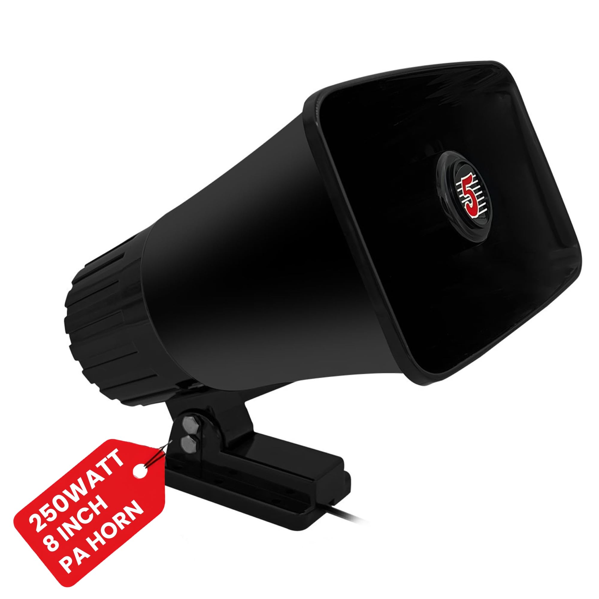 Amazon.com: 5 CORE 8 Inch PA Horn 250W Loud Speaker Bull Horn Loud