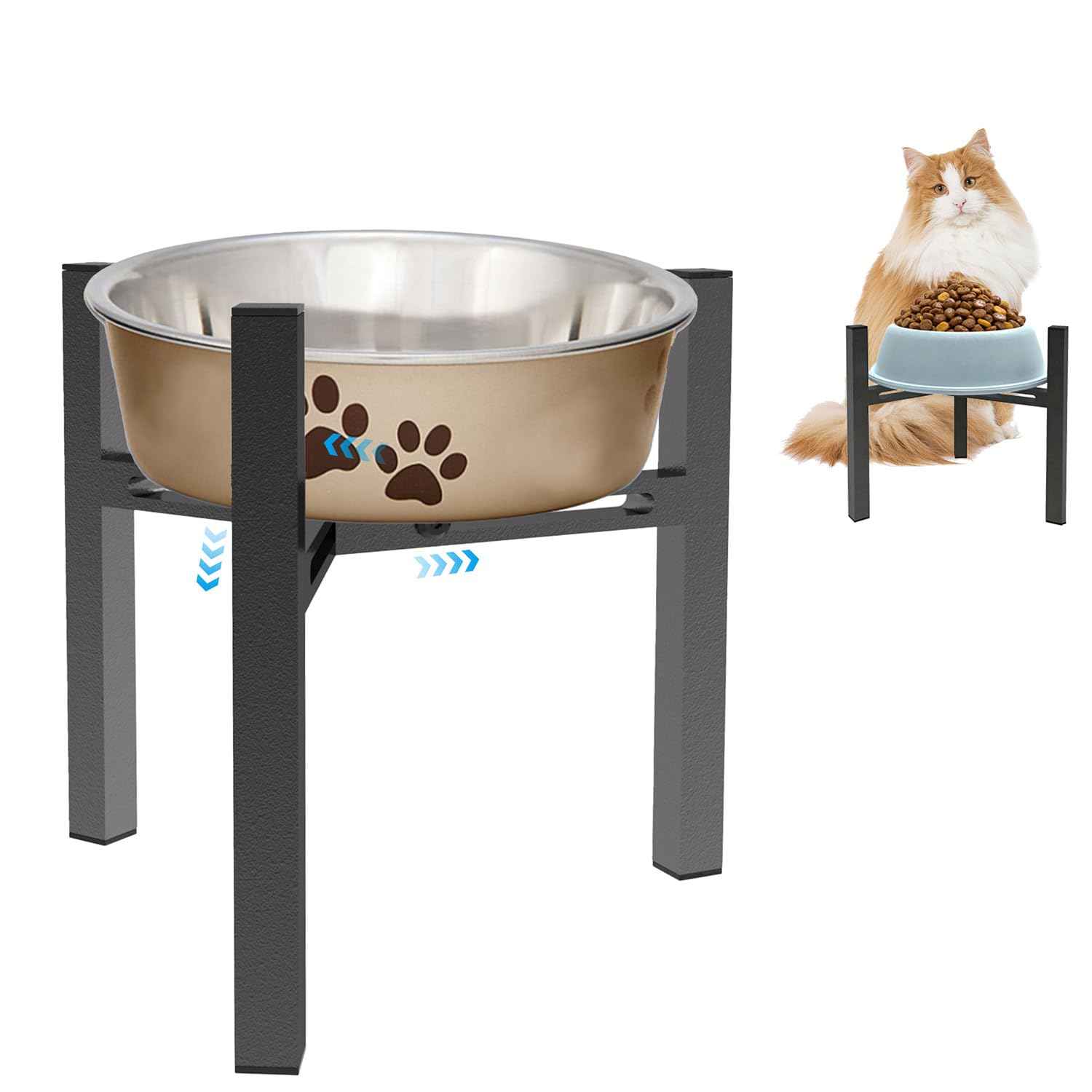 Photo 1 of Drawinsage Elevated Cat Bowl Stand