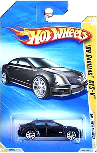Hot Wheels '09 Cadillac CTS-V 10/44, 2010 Nuevos Modelos, Escala 1:64.