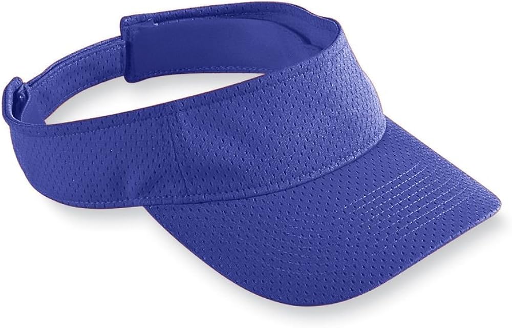 Augusta Sportswear Women's Athletic mesh Visor, Purple, One Size