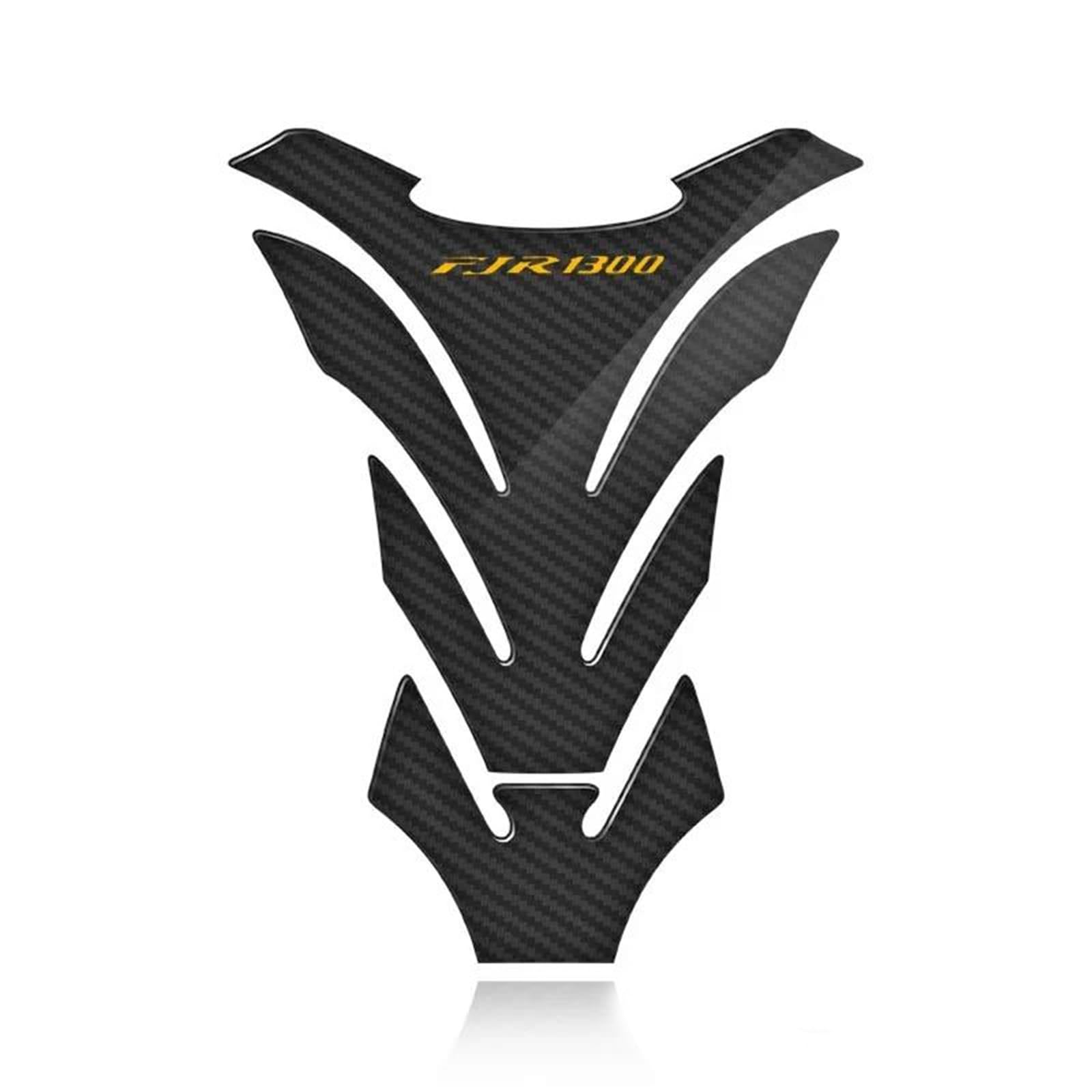 Jganrf Multi-Colored 3 3D Carbon Fiber Motorcycle Fuel Tank Pad Cover Protector Decal Stickers For Fjr 1300 Fjr1300