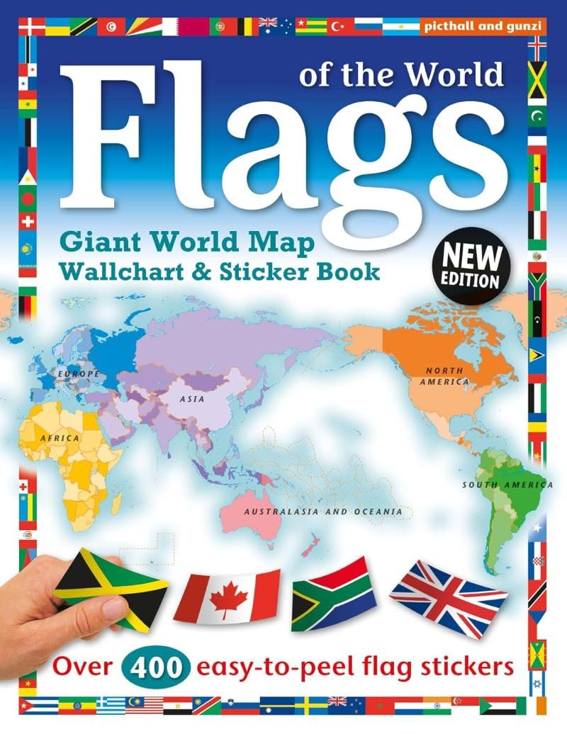 Flags of the World: World Map Wallchart Poster and Sticker Book (Need to Know Sticker Books)