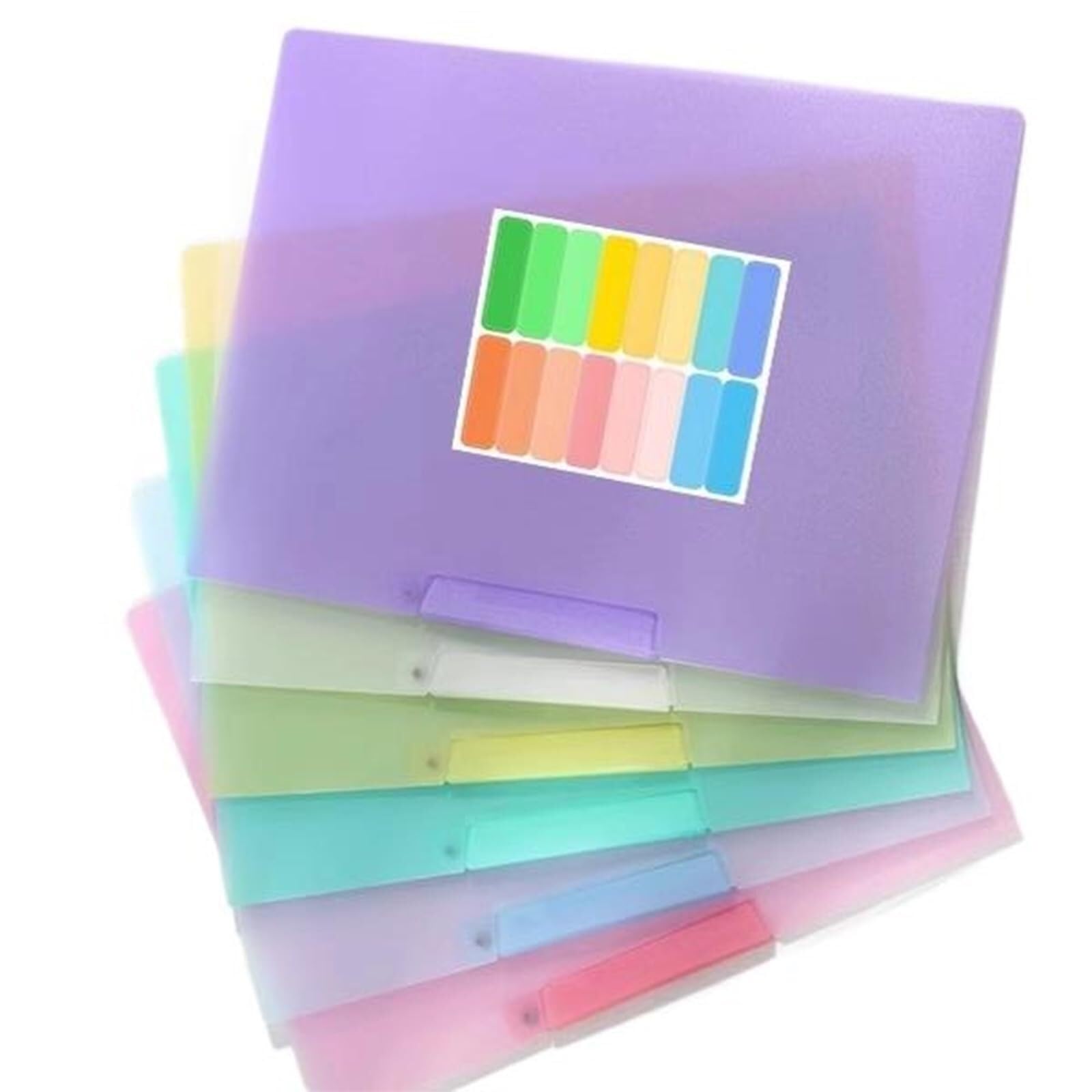 Presentazione di buste portadocumenti color caramello addensate da 6 pezzi cartella