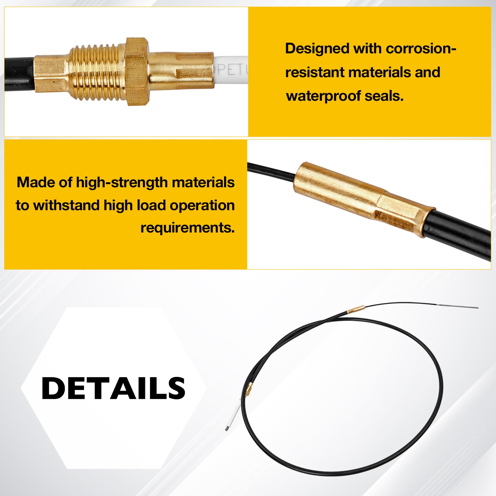 Amazon.com: 865436A03 Lower Shift Cable Kit Compatible with
