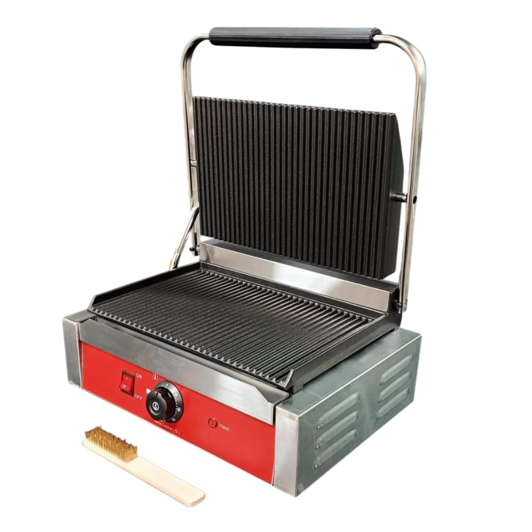 Shoppers Hub PNQ Heavy Duty 2200W Electric Commercial Sandwich Maker Griller (Grilling Area - 14 x 9.5 Inches) for Grilling Double Jumbo Breads Sandwich Making Toasting Heating, Hotels, and Catering-image-29