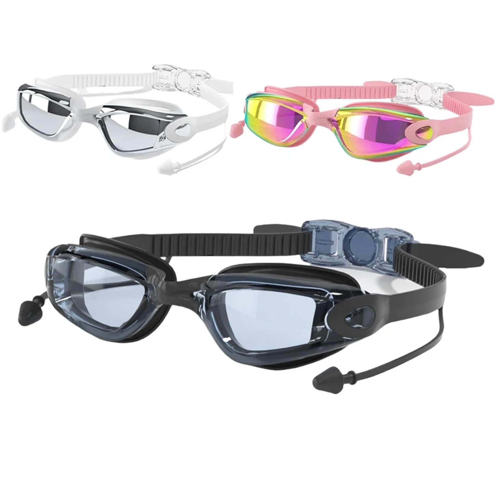 Occhialini Nuoto Uomo Oculari subacquei ad alte prestazioni for il nuoto - Occhiali di sicurezza unisex for sport acquatici e tempo libero