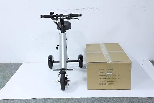 Miniatura 8 de TopMate ES33 Scooter de movilidad con 3 ruedas plegable con asiento para adultos, scooter eléctrico ligero con batería extraíble de 36 V 7.8 AH,