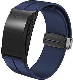 Lamshaw Compatible with Pavlok 3 Smartwatch Bands, Soft Silicone Magnetic Buckle Sport Replacement Straps for Women Men Compatible with Pavlok 3