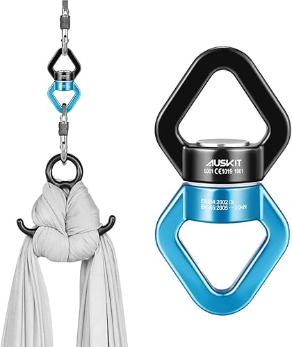 Miniatura 4 de Giratorio azul negro del oscilación, accesorio rotatorio más seguro de la ejecución del dispositivo de 30 KN