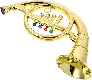 MILISTEN Horn Trumpet Noise Maker Dollhouse Musical Instrument sensory trumpet french horn props trumpet french horn Brass French Horn Decoration Alto Sax French Horn