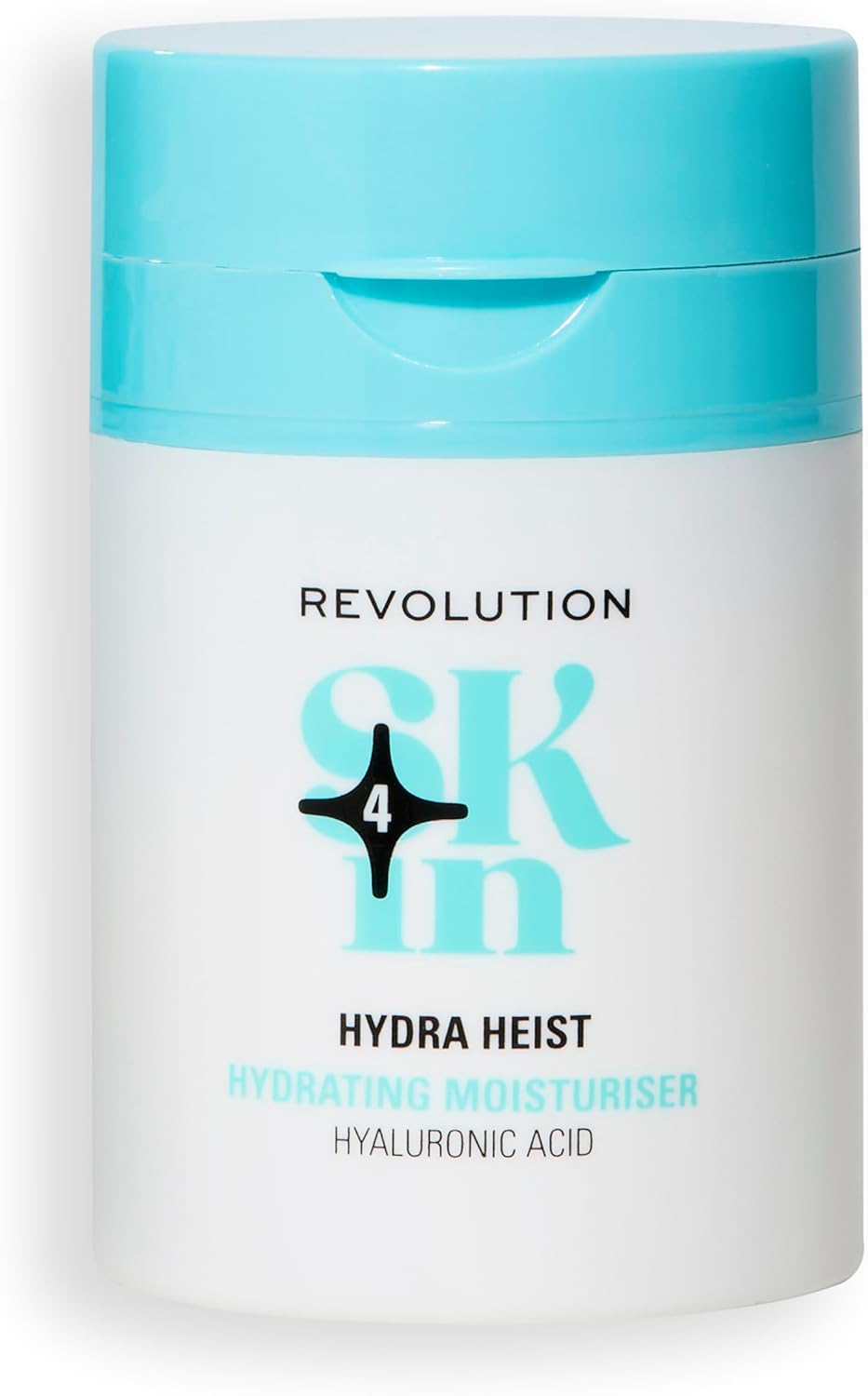 Revolution SKin, Hydra Heist Hydrating Moisturiser, Lichte Hydraterende Crème met Hyaluronzuur, Veganistisch en Dierproefvrij, 50ml