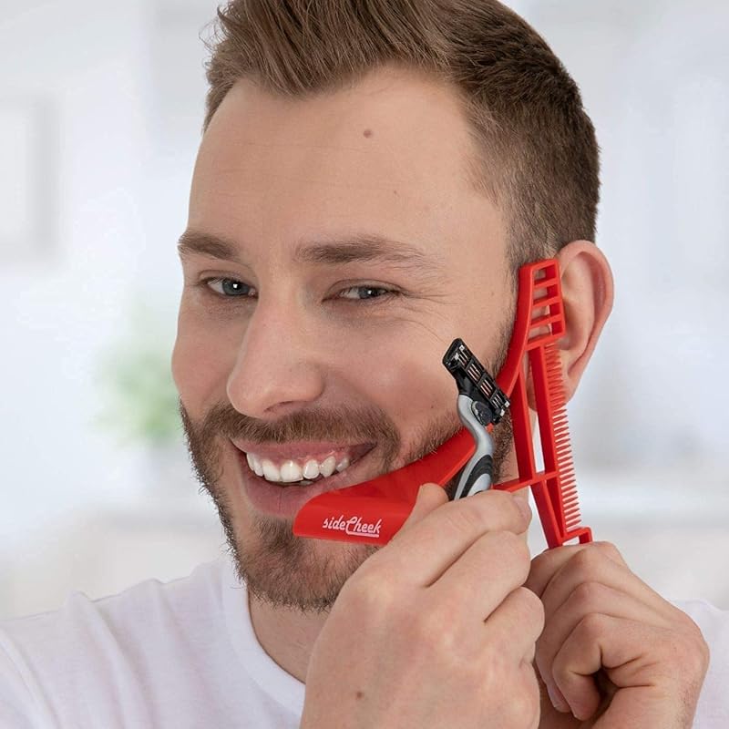 Ferramenta tridimensional para modelar barba NEKMATE SideCheek com pente, 1 unidade