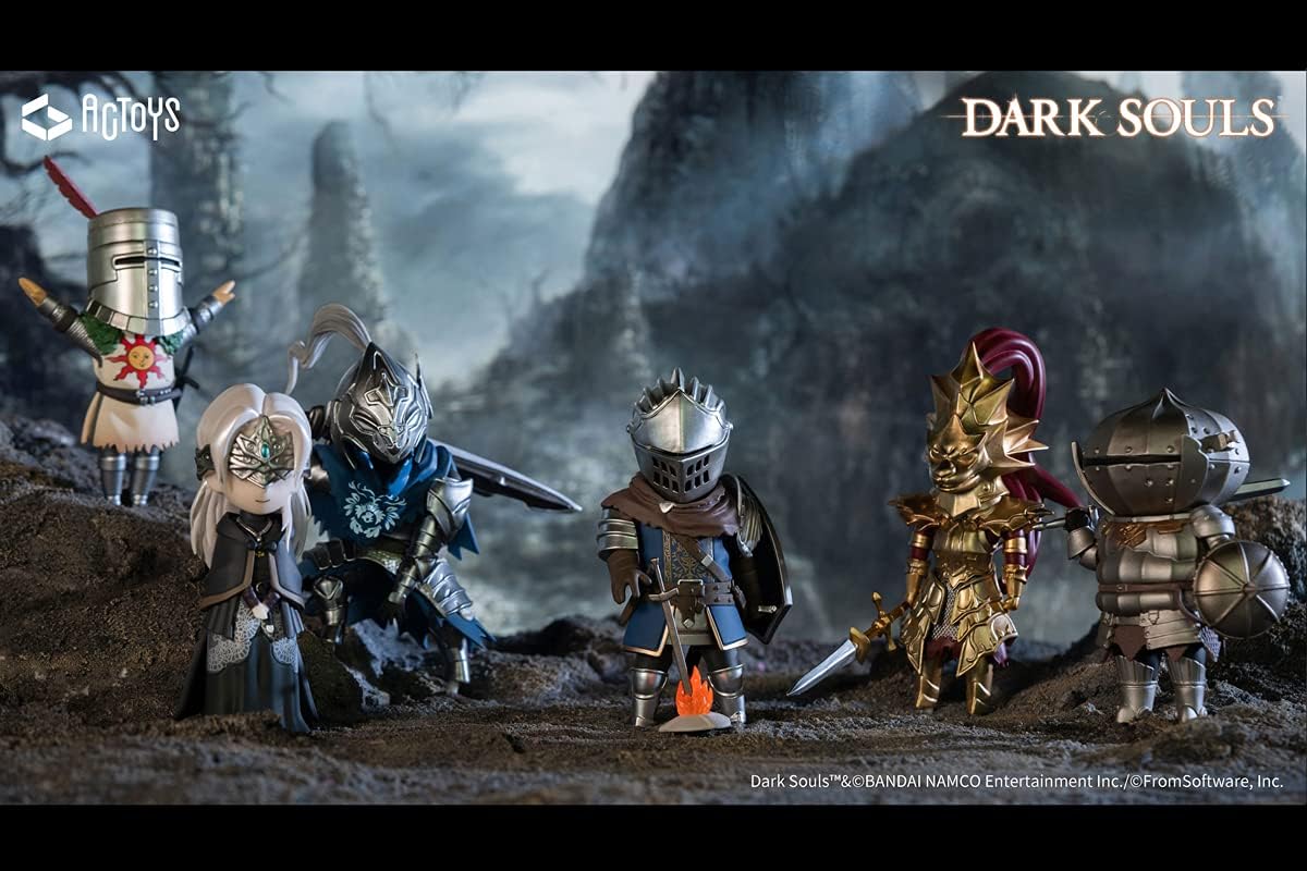 Amazon 絵夢トイズ Dark Souls ダークソウル ディフォルメフィギュア Vol 1 各全高約110mm Pvc Abs製 塗装済み 完成品 フィギュア 6個入 Box フィギュア ドール 通販