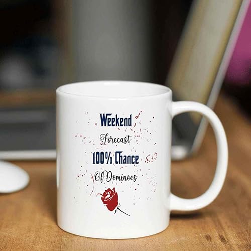 Miniatura 3 de Classic Board Game Fans Gift, for an Uncle - Weekend Forecast Tile Based Strategy Matching Games 11 Oz White Ceramic Coffee Mug