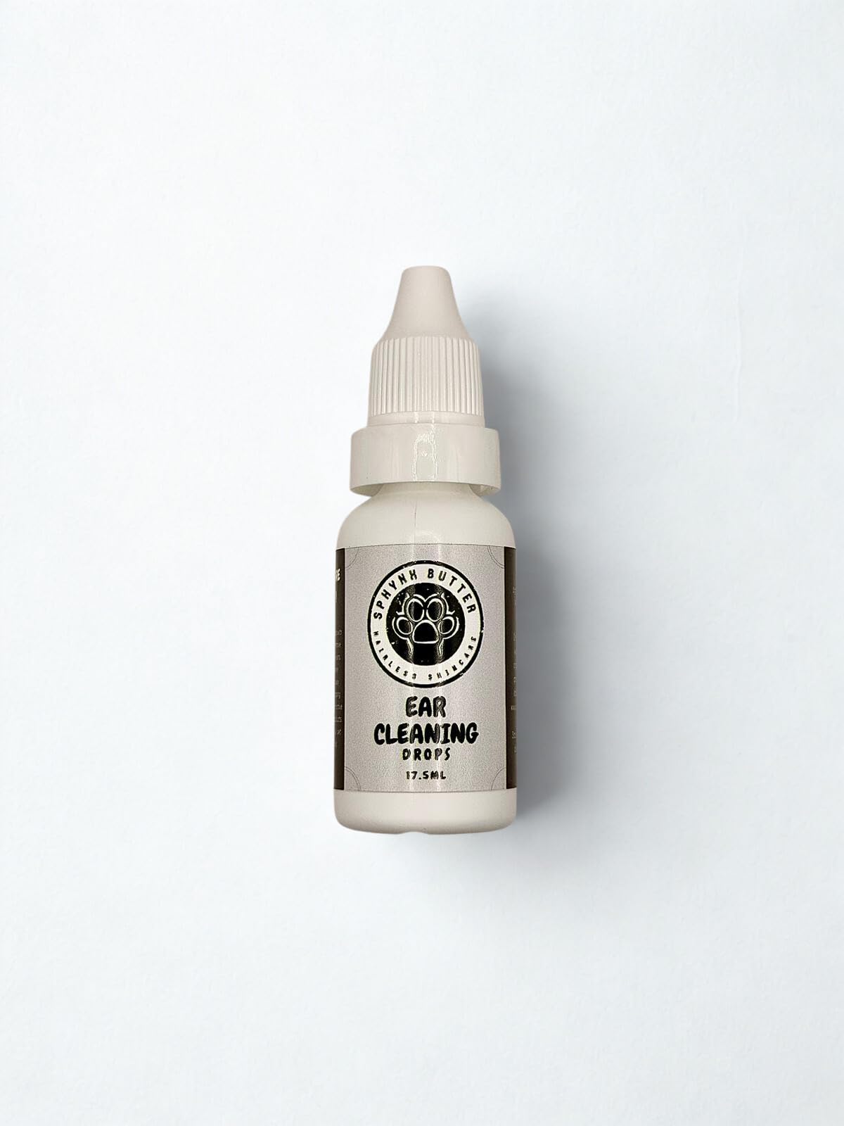 Sphynx Butter Pet Ear Cleaning Drops, 17.5ml, Wax and Dirt Removal Solution for Dogs and Cats