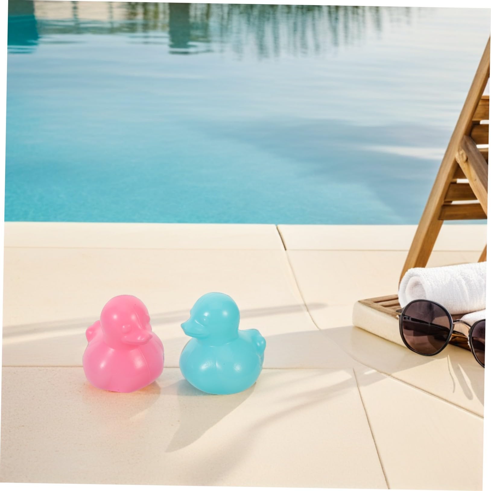 TOYANDONA 64pezzi Giocattoli per Ragazzo Ragazza Ragazza per Piscina Accessori per Bagnetto Palline Colorate Forma di Anatra Giocattoli per Doccia Giocattolo per Bagnetto per Ragazzo