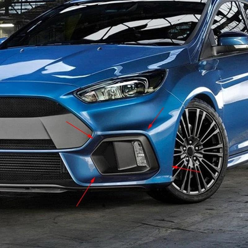 Couvercle phare antibrouillard noir mat pour Ford Focus RS 2016-2018