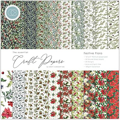 Craft Consortium - The Essential Craft Papers - Festive Flora Cover