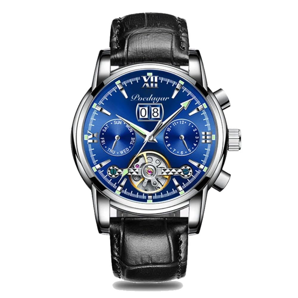 Poedagar Automatic Mechanical Watch with luminous display in the dark