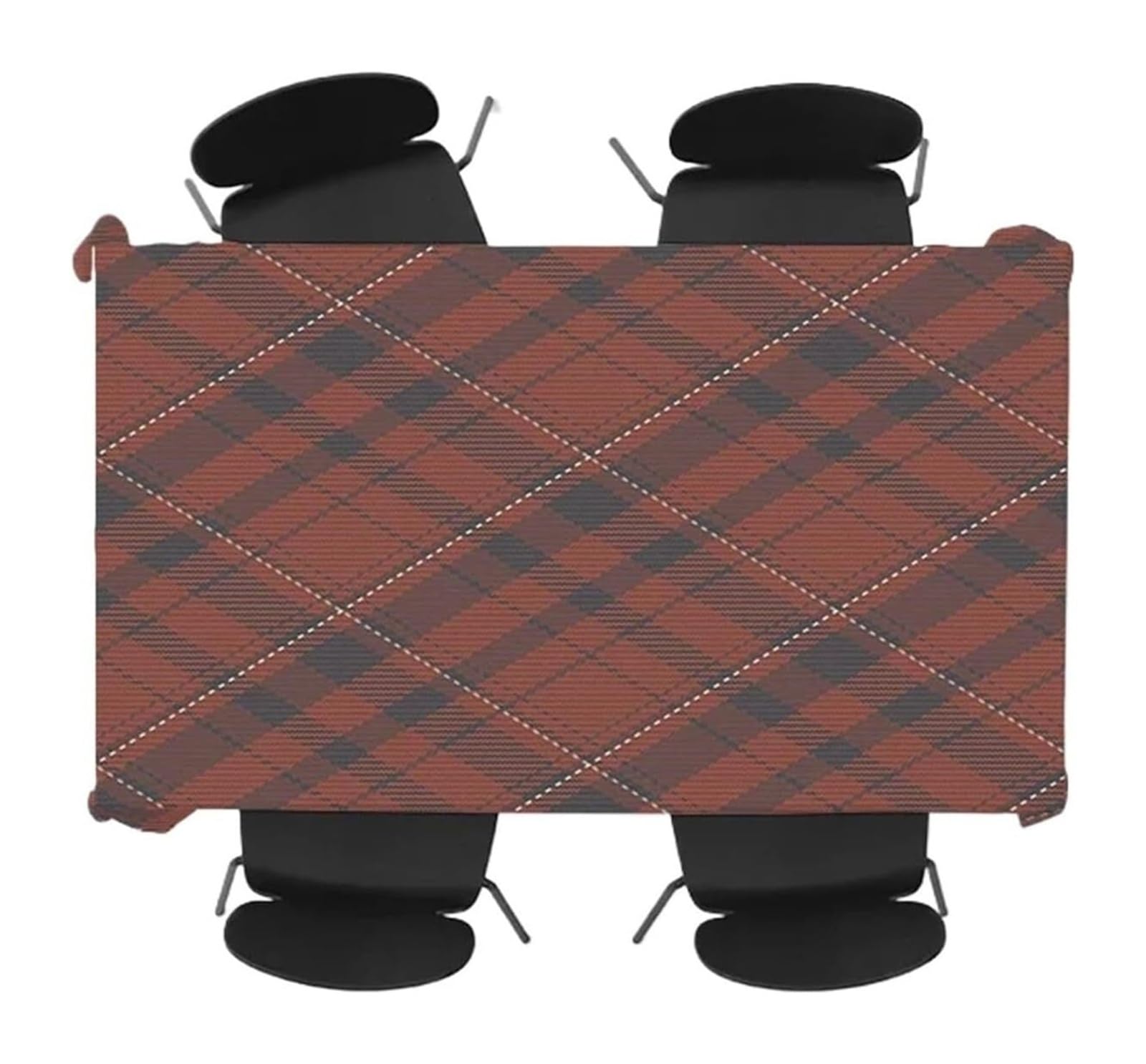 Tablecloth Plaid Tablecloth Polyester Multiple Sizes(140x220cm)
