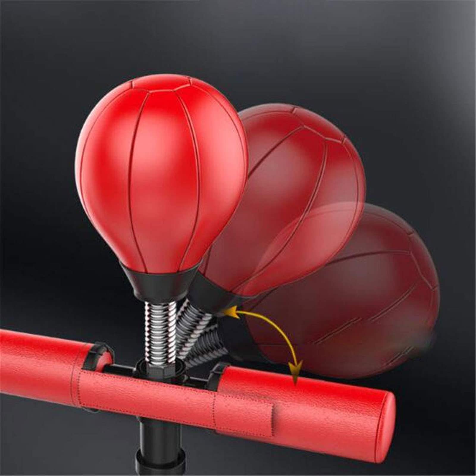 Reflex Boxsack Mit Standfuß - Höhenverstellbar 1,1-1,6m Für Fitness Training