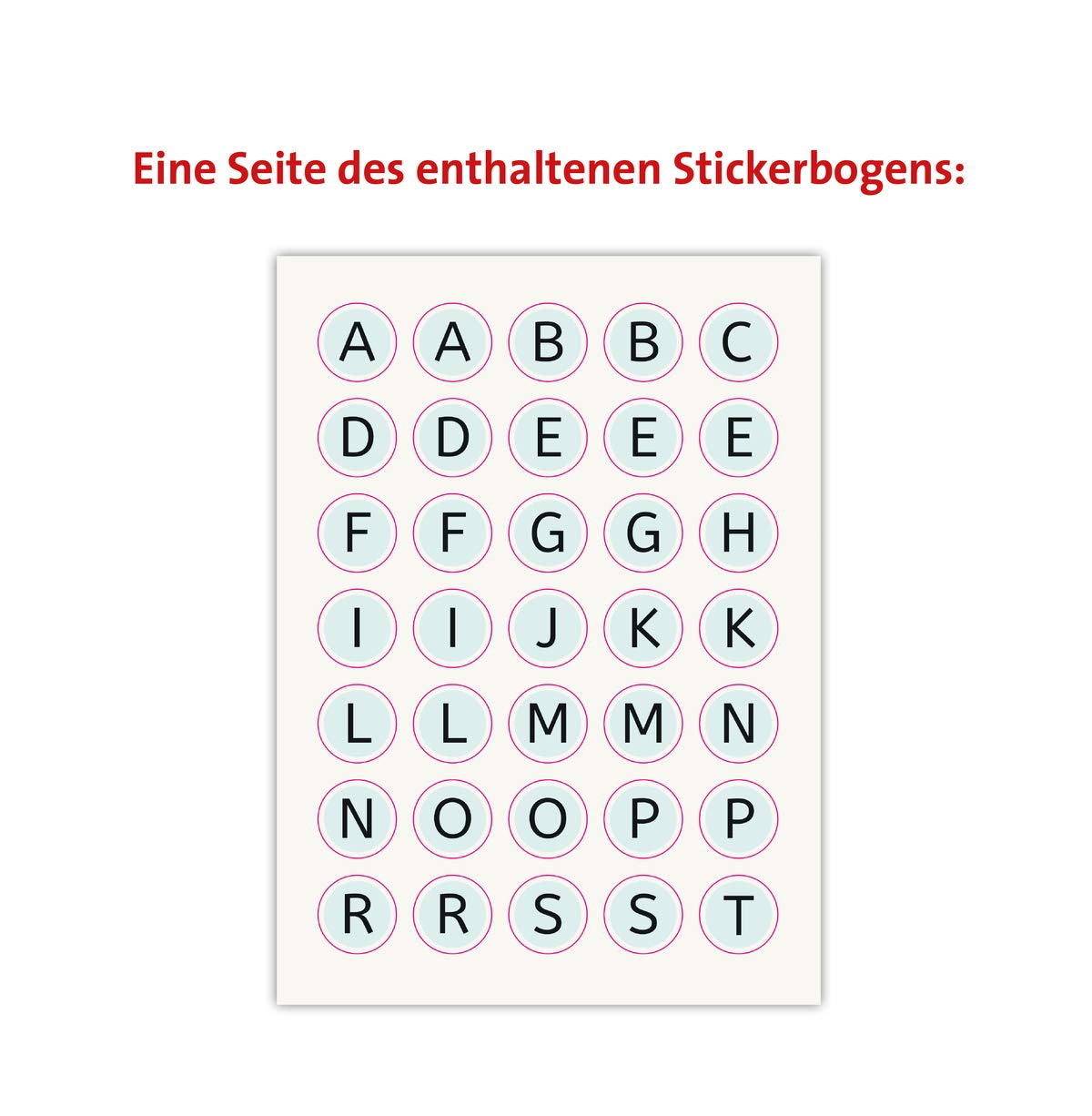 Buchstaben-Sticker-Rätsel ab 5 Jahren (Lernen Lachen Selbermachen)
