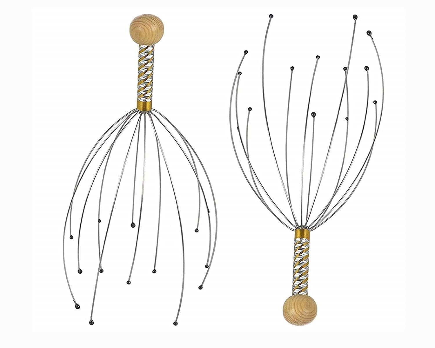 JRM ENTERPISE Octopus Head Scalp Neck C179 Equipment Stress Release Massage Relaxation Claw Tens Pain Relief Body (2 Pcs)