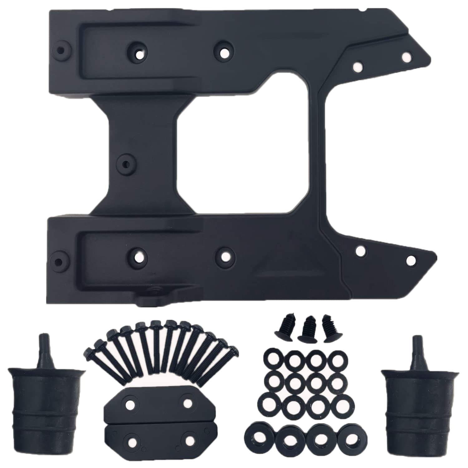 Photo 1 of Dimaier 82215356AB Spare Tire Carrier Tailgate Bracket for 2018-2021 Jeep JL Wrangler, Hinge Reinforcement Kits Accommodates 35" tires