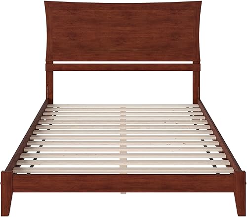 Miniatura 7 de AFI Metro cama de plataforma de madera de perfil bajo King Espresso