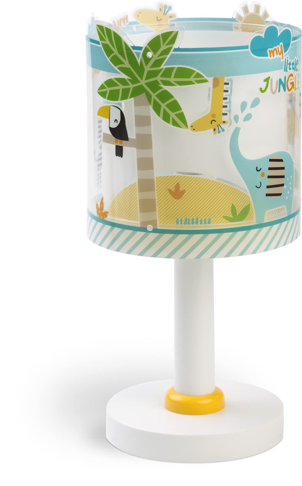 Dalber lampe de table enfant Little Jungle Animaux, 40 W