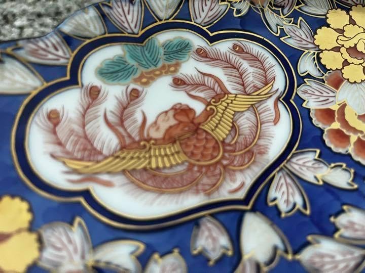 有田焼 深川製磁 百年庵 笹型 銘々皿5個 料亭 レストラン 節句 有田焼